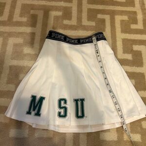 Victoria’s Secret PINK MSU tennis cheer skirt XS Michigan State Football